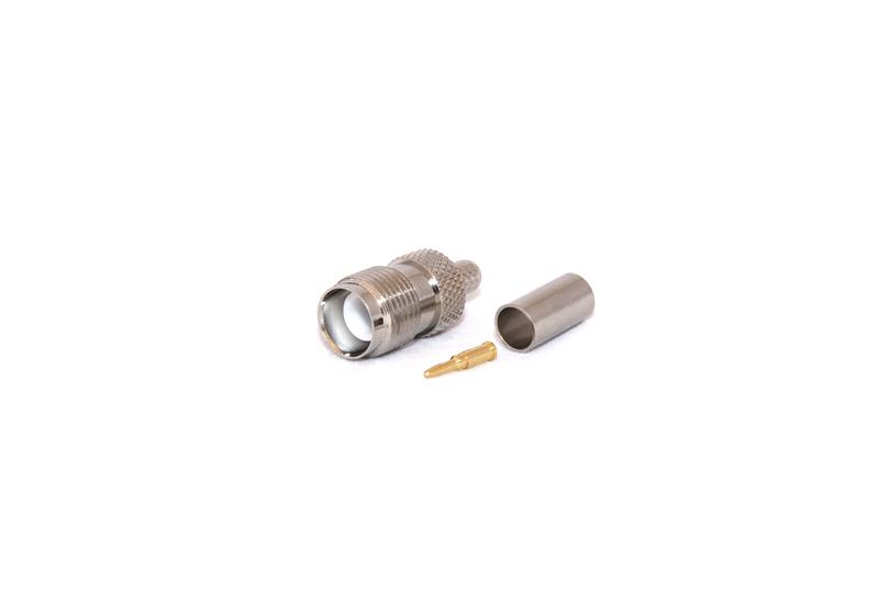 RP-TNC Female 50 Ohm CRIMP Connector for LMR195/RG58