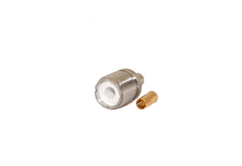 UHF Female 50 Ohm CRIMP Connector for LMR195/RG58