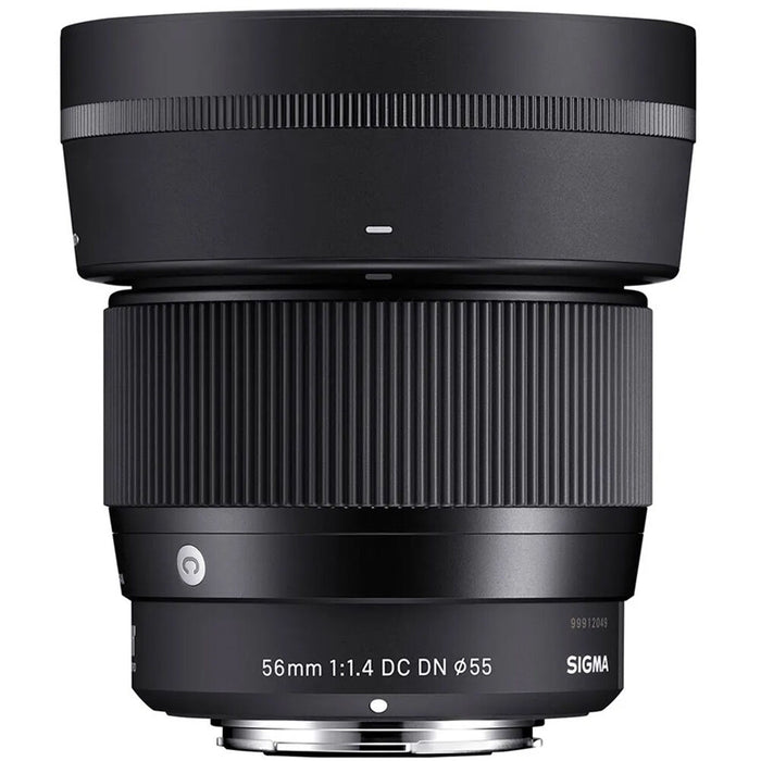 SIGMA 56mm f/1.4 DC DN Contemporary Lens for Canon RF APS-C (Aperture Range:f/1.4 to f/16)  89.6mm (Full-Frame Equivalent) Weather-Sealed Construction