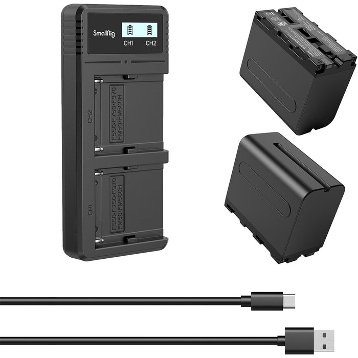 SmallRig NP-F970 Battery and Charger Kit