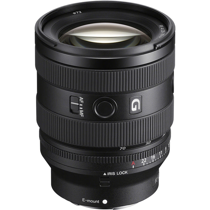 Sony FE 20-70mm f/4 G Lens E-Mount Lens / Full-Frame Format - Aperture Range: f/4 to f/22 - Fluorine Coatings - Dust and Moisture-Resistant Construction