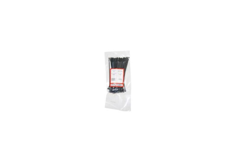150mm x 2.5mm Cable Tie (Packs of 100) BLACK Colour - UV Resistant