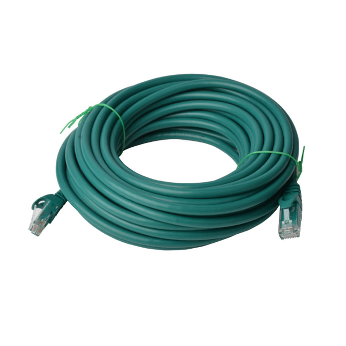 8Ware PL6A-30GRN CAT6A UTP Ethernet Cable Snagless- 30m Green