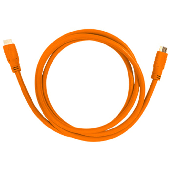 Aurora CA-HDMI-ORN-2  HDMI 2.0a Cable 2m Orange 18Gbps 4K2K  at 60Hz 4:4:4 HDR High Dynamic Range