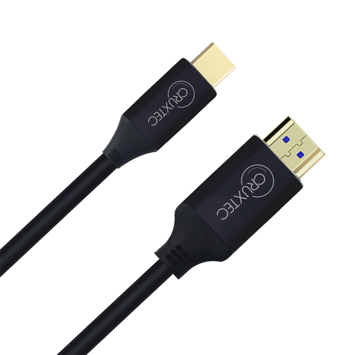 Cruxtec 2m Mini DisplayPort to HDMI Cable -- 4K ( 3840x2160 /30Hz )