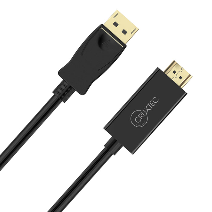 Cruxtec 2m DisplayPort to HDMI Cable --  4K/30hz