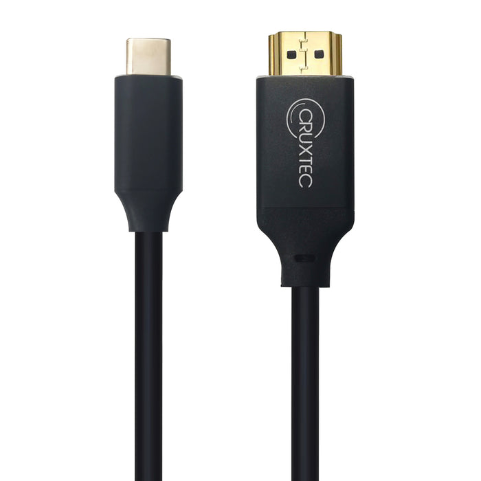 Cruxtec 1m USB-C to HDMI 2.0 Cable -- 4K/60Hz Support HDR