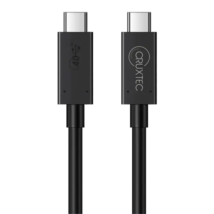 Cruxtec 1m USB-C to USB-C Cable - Full Feature for Syncing & Charging --  ( 240W 40Gpbs 8K/60Hz & 4K/120Hz)  --  Compatible with Thunderbolt 3