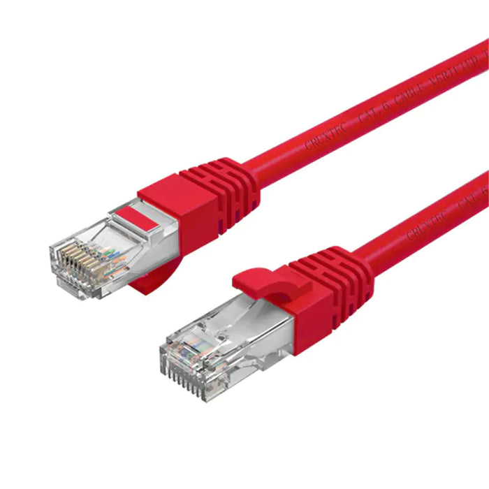 Cruxtec 20m Cat6 Ethernet Cable -  Red Color