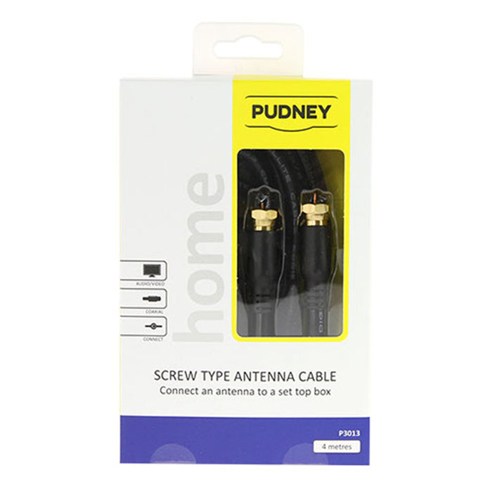 PUDNEY P3013 F PLUG TO F PLUG FLYLEAD RG6 4 METRE