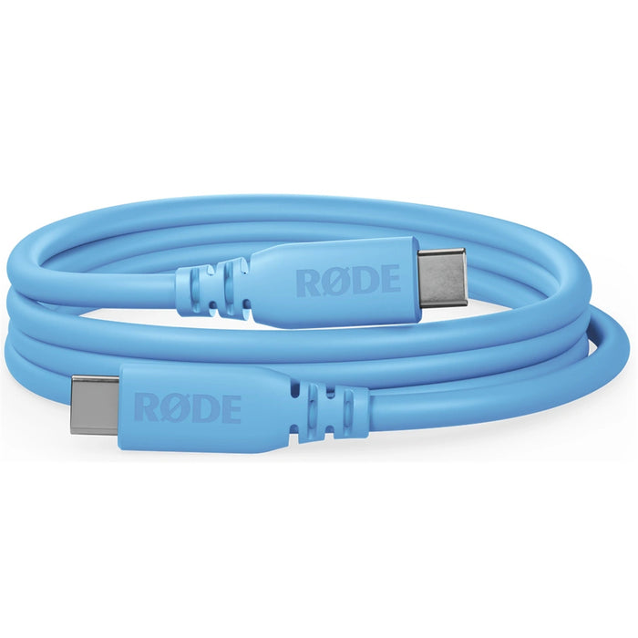 RODE SC27 SuperSpeed USB-C to USB-C Cable (Blue 6.6')