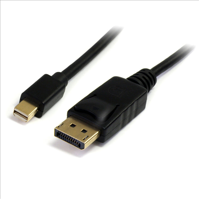 StarTech.com MDP2DPMM10 3m (10ft) Mini DisplayPort to DisplayPort 1.2 Cable - 4K x 2K UHD Mini DisplayPort to DisplayPort Adapter Cable - Mini DP to DP Cable for Monitor - mDP to DP Converter Cord