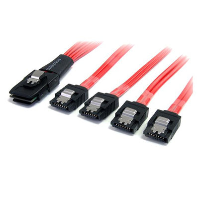 StarTech.com SAS8087S450 SAS Cable SFF-8087 to 4x Latching SATA