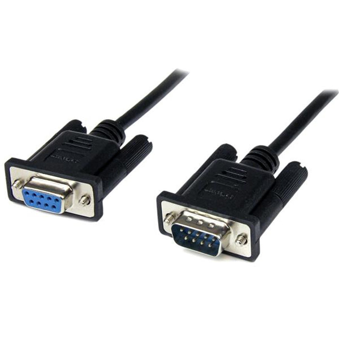 StarTech.com SCNM9FM1MBK 1m Black DB9 RS232 Null Modem Cable F/M