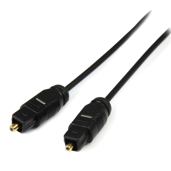 StarTech.com THINTOS3 TOSLINK Optical Digital Audio Cable