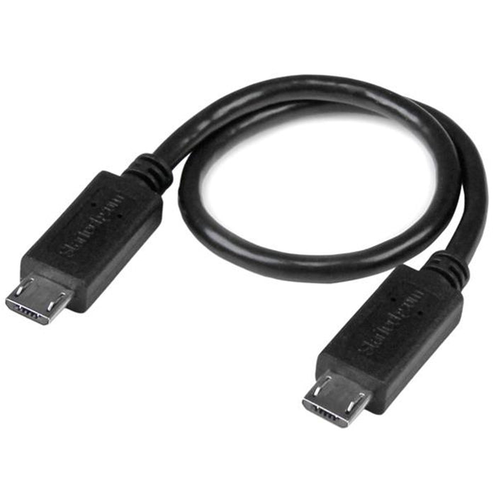 StarTech.com UUUSBOTG8IN USB OTG Cable - Micro USB to Micro USB - M/M - 20cm