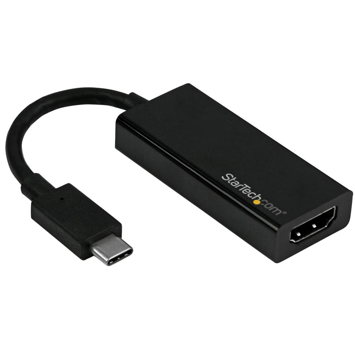 StarTech CDP2HD4K60 USB-C to HDMI Adapter - 4K 60Hz - Thunderbolt 3 Compatible - USB-C Adapter - USB Type C to HDMI Dongle Converter (CDP2HD4K60)