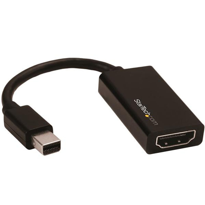 StarTech.com MDP2HD4K60S Mini DisplayPort to HDMI Adapter - Active mDP 1.4 to HDMI 2.0 Video Converter - 4K 60Hz - Mini DP or Thunderbolt 1/2 Mac/PC to HDMI Monitor/TV/Display - mDP to HDMI Dongle