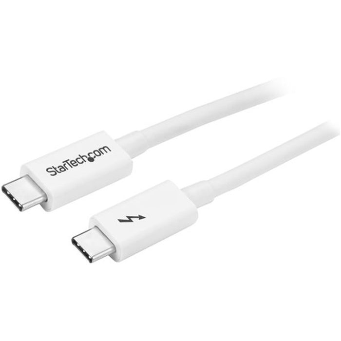 StarTech.com TBLT3MM2MW 2m Thunderbolt 3 Cable 20Gbps - White THUNDERBOLT USB-C DP 2 YR