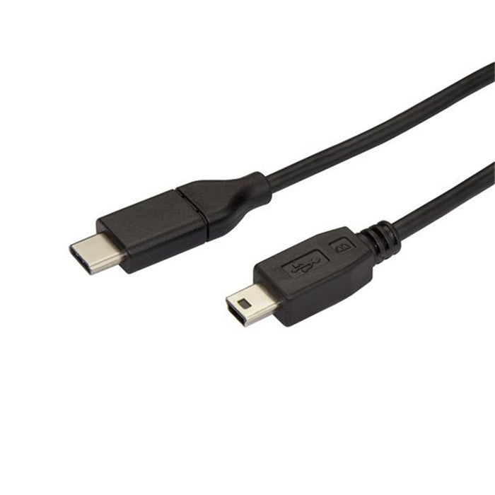 StarTech.com USB2CMB2M 2m USB-C to Mini USB Cable M/M - USB 2.0 Male USB C to Male Mini USB B