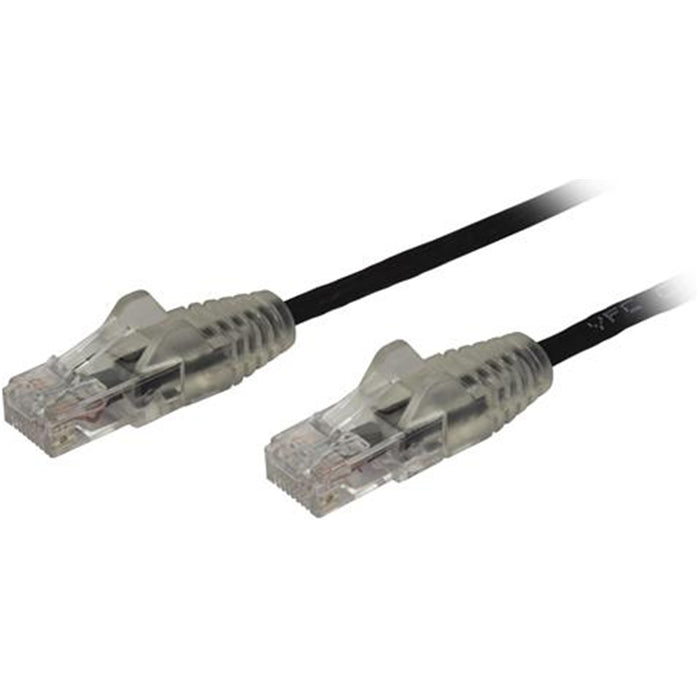 StarTech N6PAT50CMBKS Cable - Black Slim CAT6 Patch Cord 0.5m