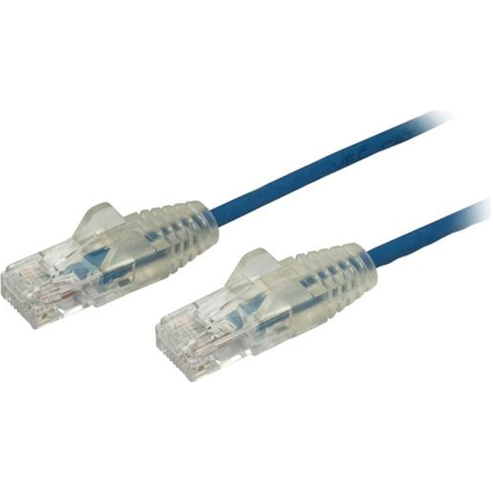 StarTech N6PAT250CMBLS Cable - Blue Slim CAT6 Patch Cord 2.5m