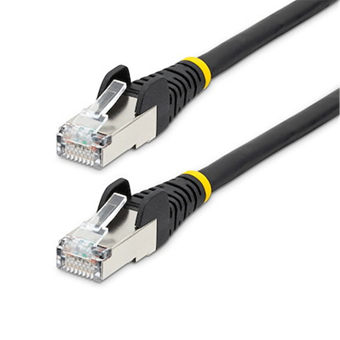 StarTech.com NLBK-50C-CAT6A-PATCH 50cm LSZH CAT6a Ethernet Cable - Black
