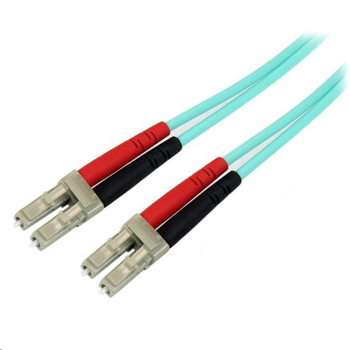 StarTech.com A50FBLCLC5 10 Gb Aqua MM Fiber Patch Cable LC/LC - 5m