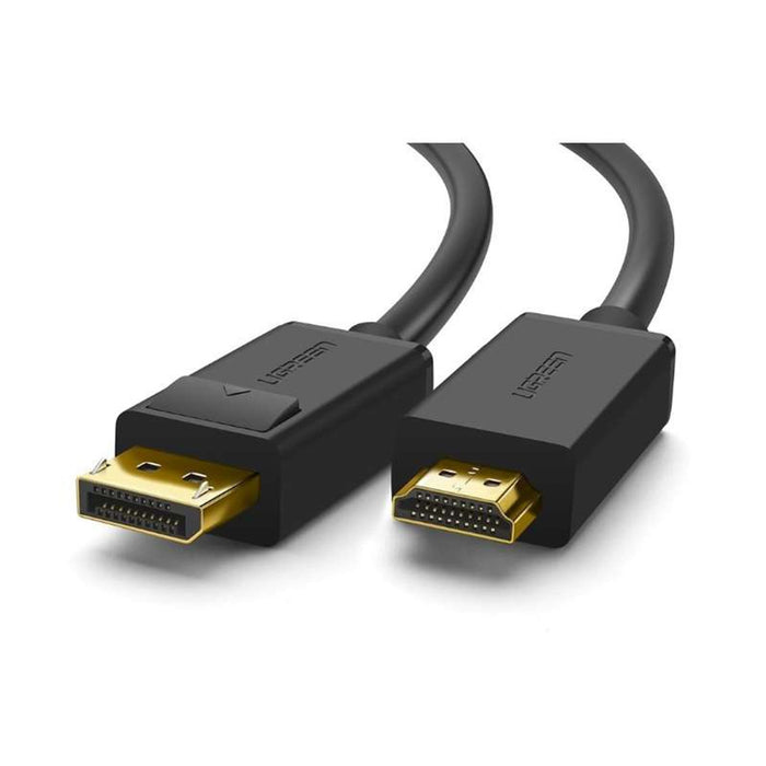 UGREEN 10204 5m 4K Displayport to HDMI Cable 1080P 120Hz 2K 60Hz Uni-Directional DP to HDMI Cord Display Port to HDMI Connector Video Display Passive Cable Compatible with Dell GPU AMD Nvidia 15FT