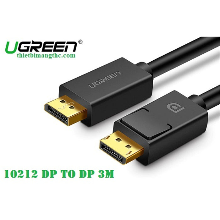 UGREEN UG-10212 4K DisplayPort 1.2 Male to Male Cable 3m