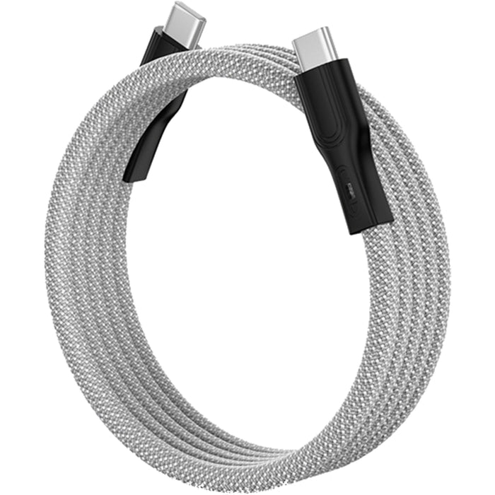 Valore CA-001 60W 1M Magnetic Self Organzing  1m USB-C to USB- C Cable - ( Grey )