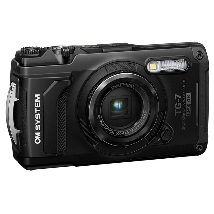 OM-SYSTEM Tough TG-7 Digital Camera - Black