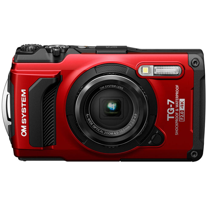 OM-SYSTEM Tough TG-7 Digital Camera - Red