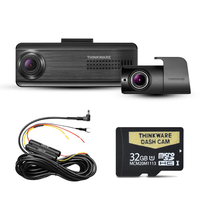 THINKWARE F200PRO - 1080P Full HD Dual-channel Dash Camera - supports Wi-Fi connectivity - full HD 1080P for the front camera and HD 720P for the rear camera