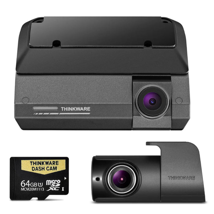 THINKWARE F790 - 1080P Full HD Dual Channel Dash Camera - 32GB - 1080P Full HD resolution front and rear