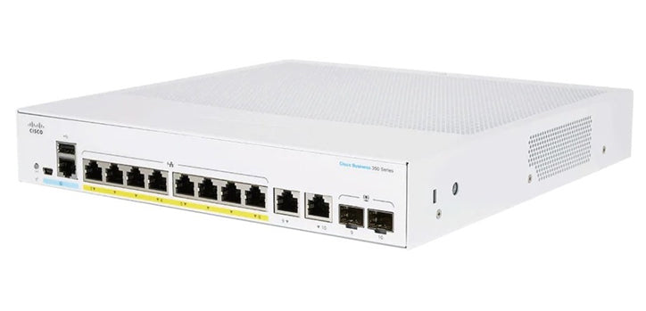 Cisco CBS250 Series, 8-Port Smart Gigabit PoE Switch 45W