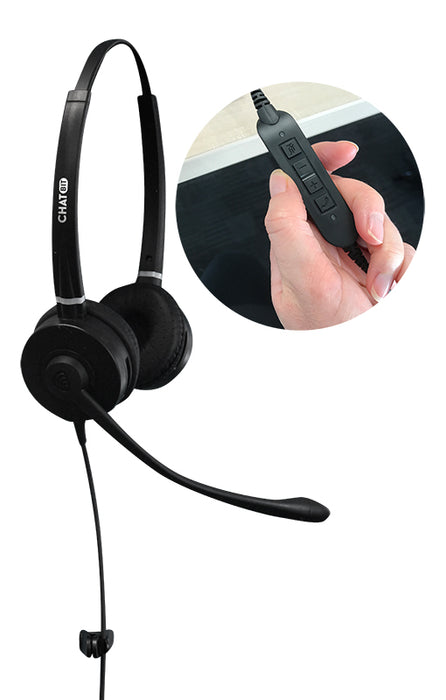 ChatBit USB Dual Headset with Microphone