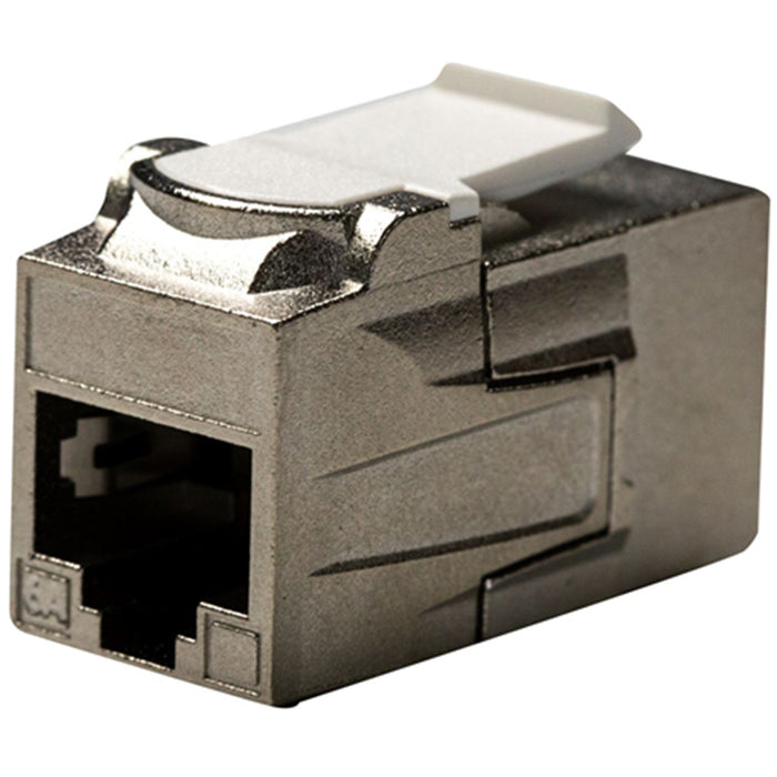 Dynamix A-RJ45-C6AS  180  Cat 6A STP Straight    Keystone Coupler White RoHS