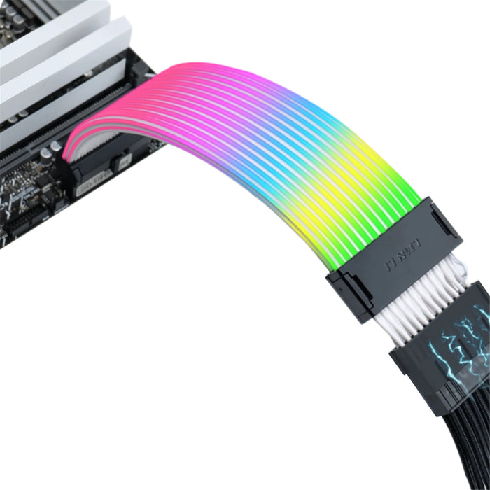 Lian Li STRIMER Wireless 24 V2 LED PSU Extension cable for 24 Pin with RF Wireless controller.