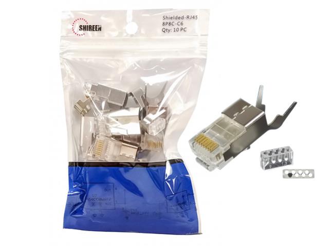 SmartFeed CAT6 Shielded RJ45 Connectors (10Pk)