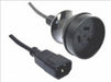 50cm Power Lead IEC 10A C14 Plug to 3 pin 10A Socket