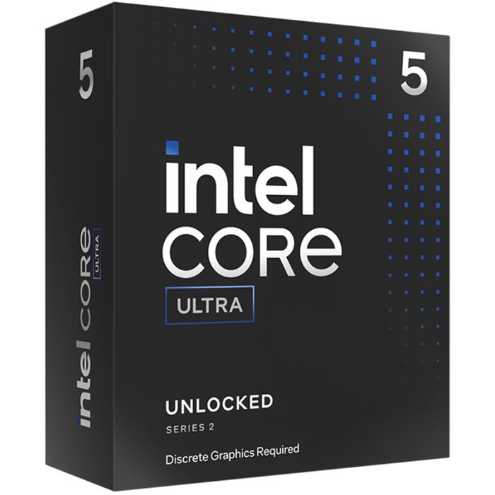 Intel Core Ultra 5 245KF CPU 14 Cores / 14 Threads - 24MB Cache - LGA 1851 Socket - Intel 800 Series Motherboard Required - No Integrated Graphics - Heatsink Not Included