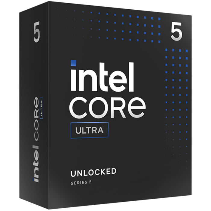 Intel Core Ultra 5 245K CPU 14 Cores / 14 Threads - 24MB Cache - LGA 1851 Socket - Intel 800 Series Motherboard Required - Heatsink Not Included