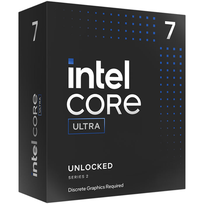 Intel Core Ultra 7 265KF CPU 20 Cores / 20 Threads - 30MB Cache - LGA 1851 Socket - Intel 800 Series Motherboard Required - No Integrated Graphics - Heatsink Not Included