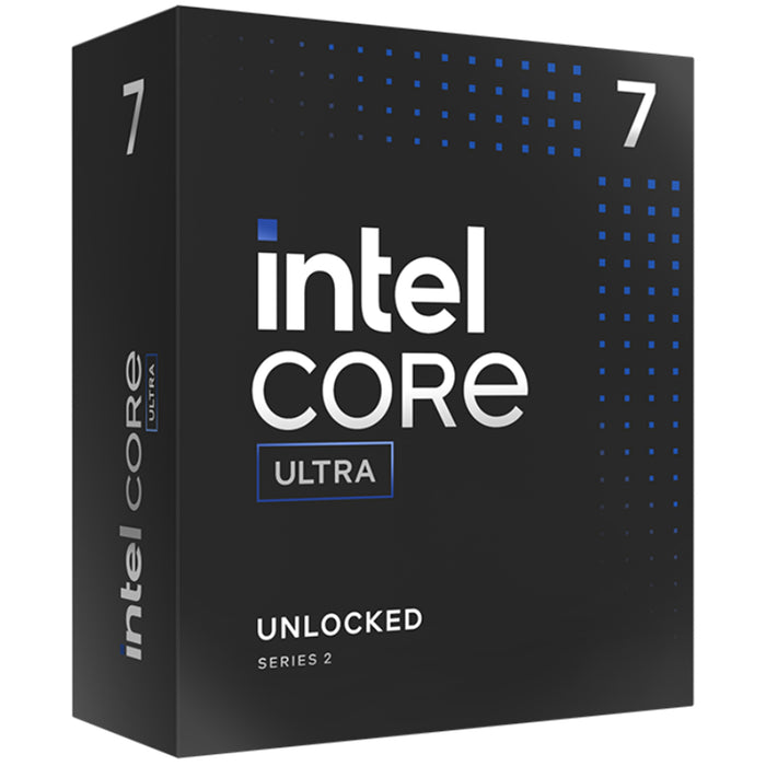 Intel Core Ultra 7 265K CPU 20 Cores / 20 Threads - 30MB Cache - LGA 1851 Socket - Intel 800 Series Motherboard Required - Heatsink Not Included