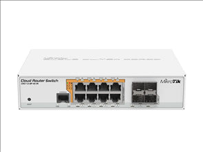 8-Port Gigabit Ethernet 802.3af/at PoE Switch 4x SFP