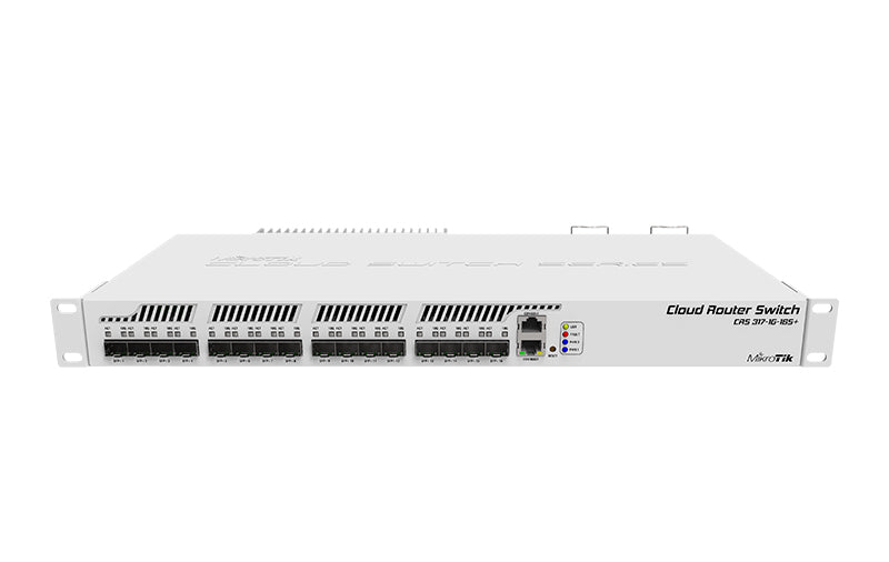 MikroTik CRS317-1G-16S+RM Cloud Router Switch with 16 x  SFP+ 10Gbps Fibre Ports