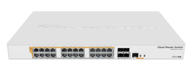 MikroTik CRS328-24P-4S+RM 24 Port Gigabit 802.3af + Passive PoE Switch