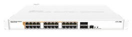 24-Port Gigabit Cloud Router PoE Switch 4 SFP+ Rackmount