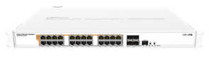 24-Port Gigabit Cloud Router PoE Switch 4 SFP+ Rackmount